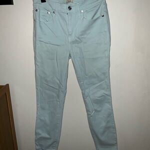J. Crew Mint High Rise Skinny Jeans
